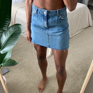 Topshop Denim Skirt